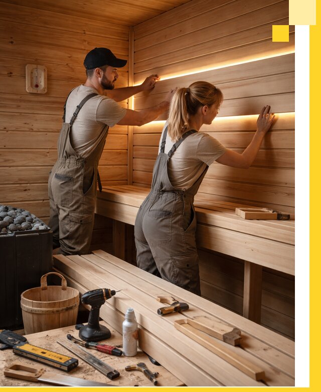 Дизайн саун и бань под ключ с индивидуальным проектом в Костомукше