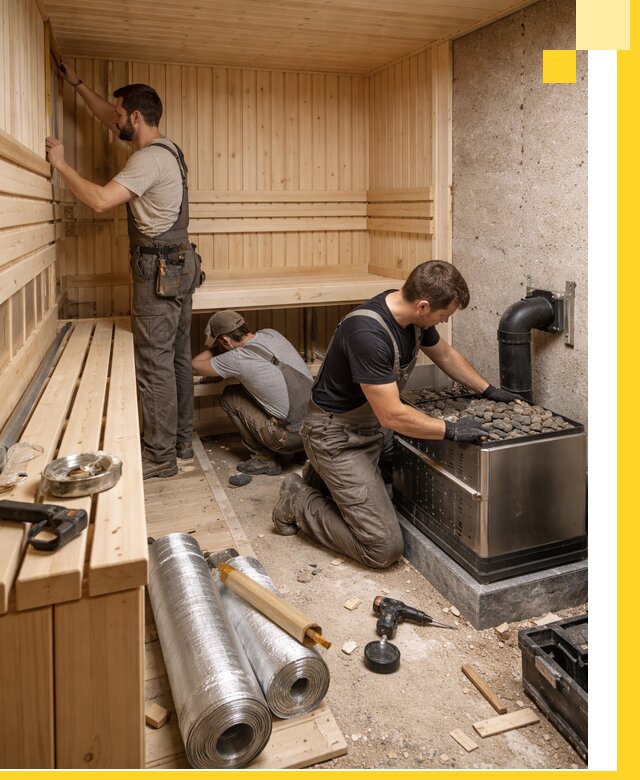 Индивидуальные сауны на заказ в Костомукше под ключ, проект и монтаж