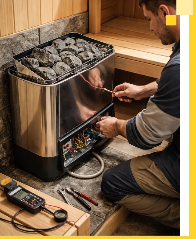 Продажа и установка электрокаменок для саун в Костомукше