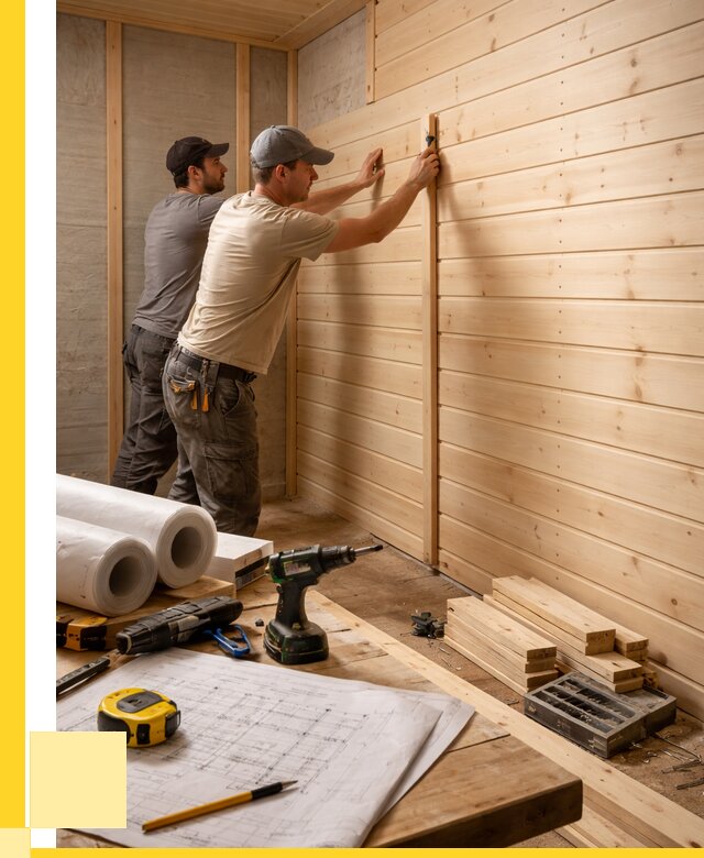 Обшивка бани вагонкой в Костомукше от 1224 р., ЭриданКтм