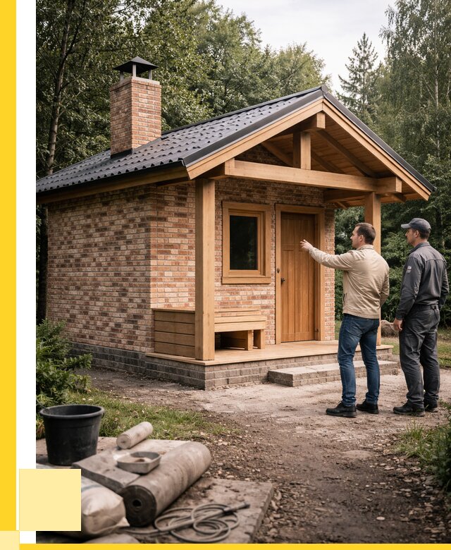 Кирпичные бани и печи в Костомукше от 357070 р. | ЭриданКтм