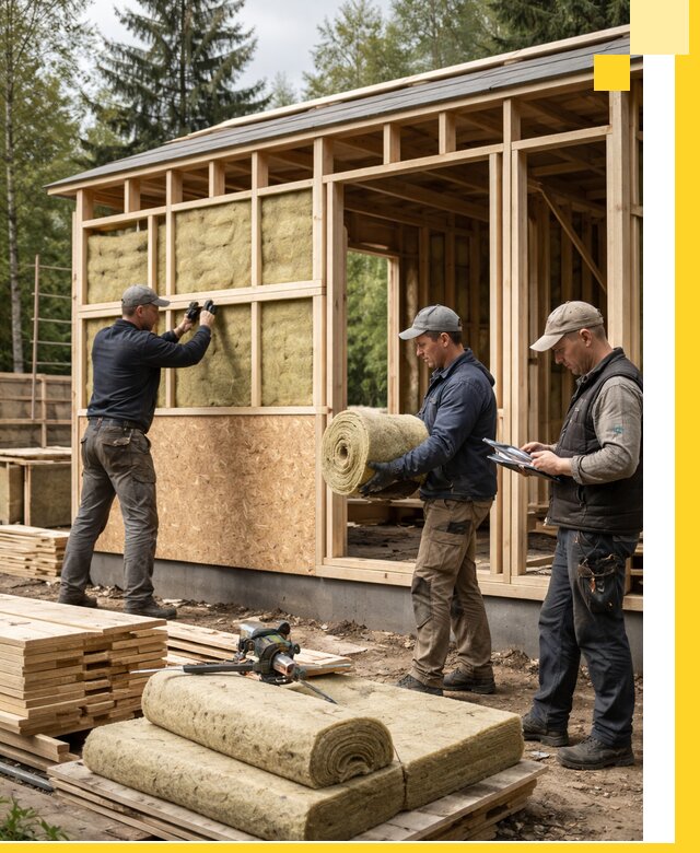 Проектирование и строительство каркасных бань в Костомукше под ключ