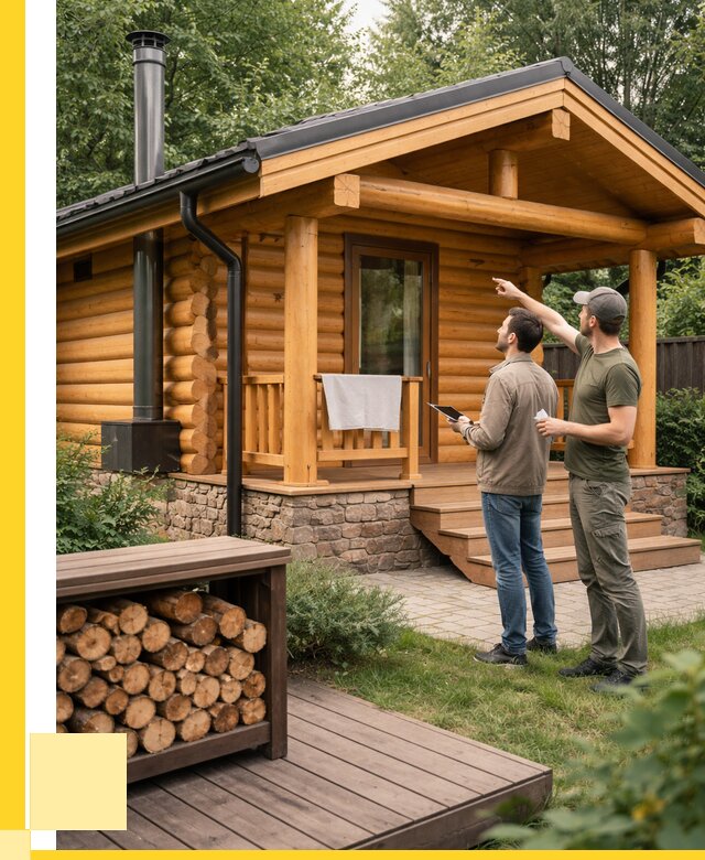 Бани для дачи под ключ в Костомукше от 255050 р. | ЭриданКтм