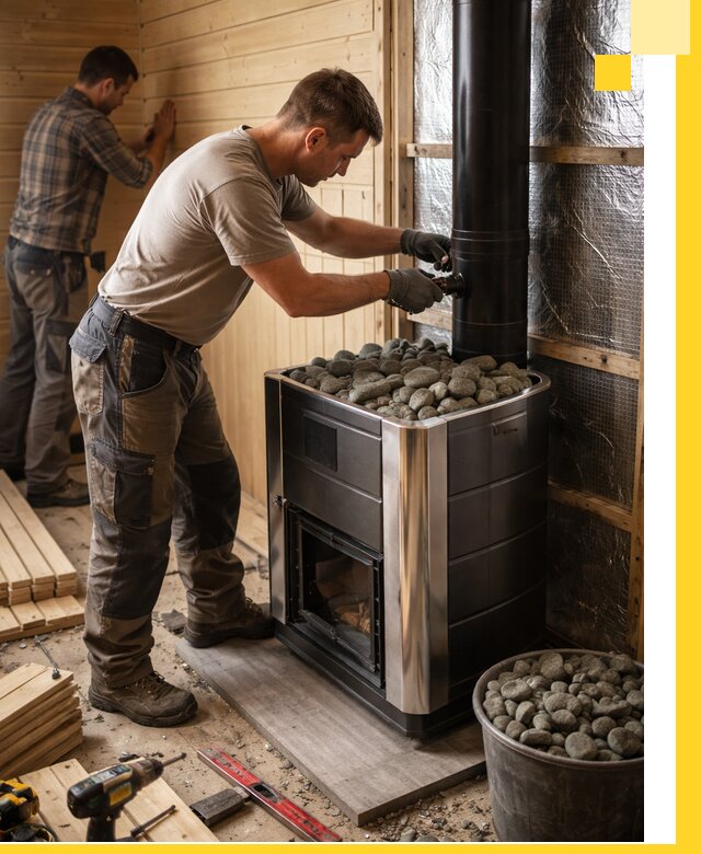 Проектирование и строительство парилок для бани в Костомукше под ключ