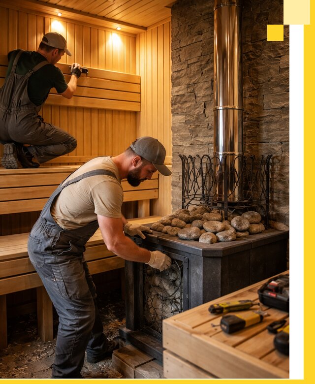 Комплексный дизайн бань, саун и зон отдыха в Костомукше