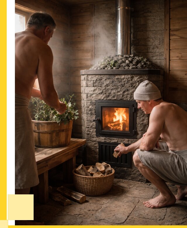 Банные печи под ключ в Костомукше от 45909 р. | ЭриданКтм кирпичная