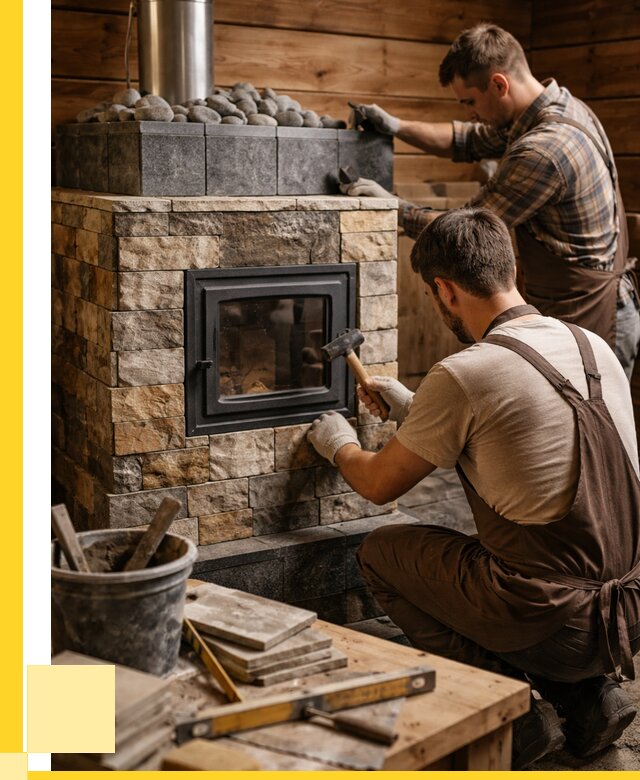 Облицовка банной печи в Костомукше от 15303 р. | ЭриданКтм