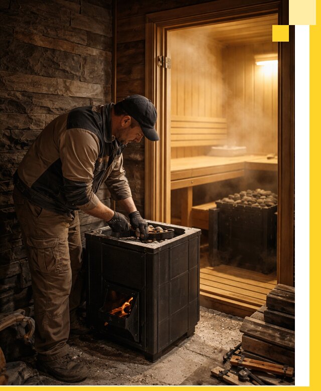 Строительство бани с сауной под ключ в Костомукше от проекта до сдачи