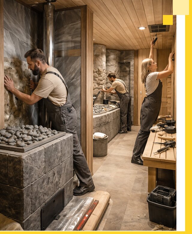 Строительство бань и SPA процедур в Костомукше под ключ и отделкой