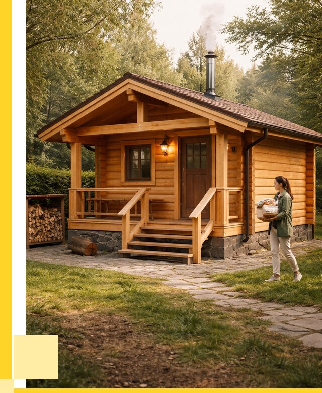 Купить баню под ключ в Костомукше от 663130 р. | ЭриданКтм