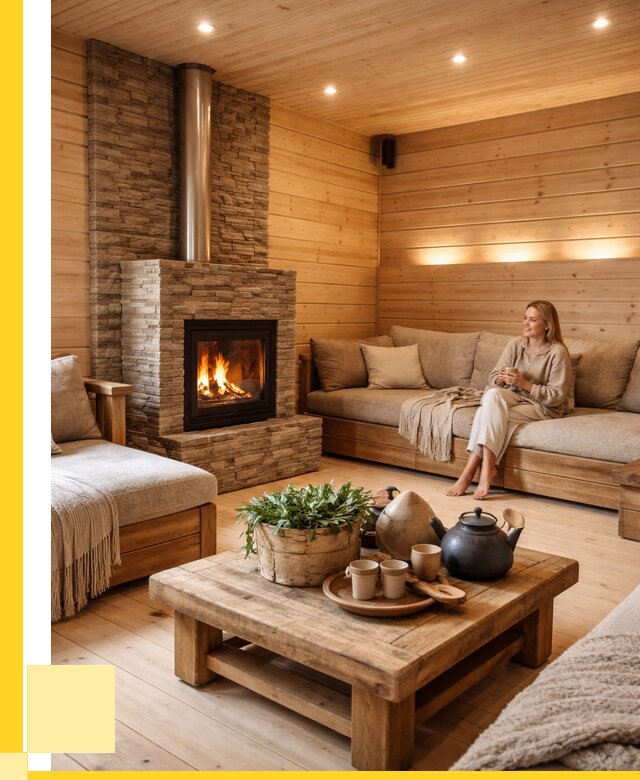 Проект бани с комнатой отдыха в Костомукше от 35707 р. | ЭриданКтм