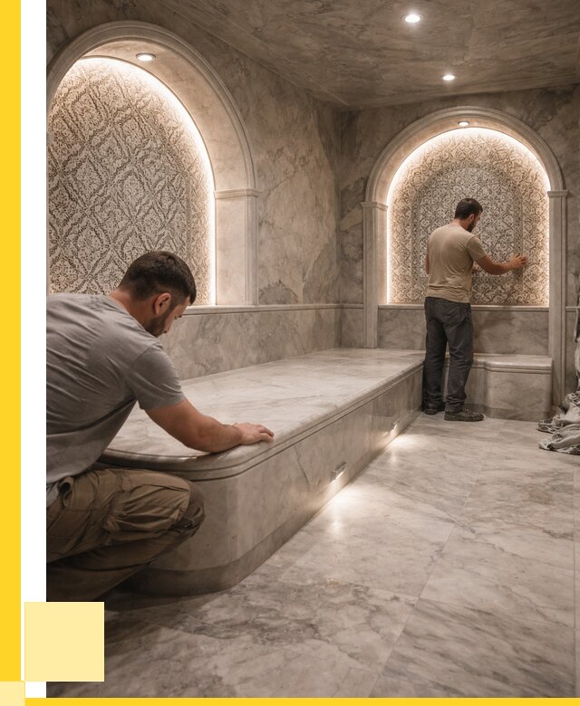 Турецкие бани под ключ в Костомукше от 255050 р. | ЭриданКтм