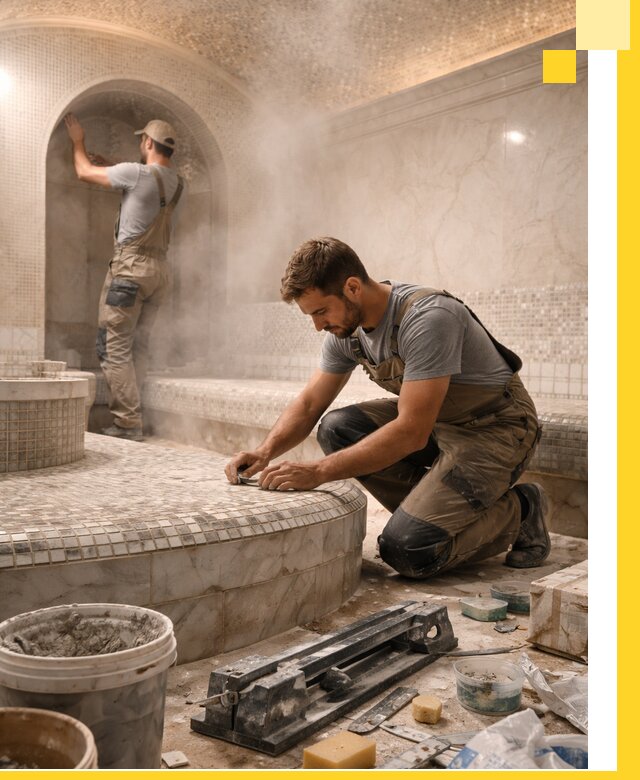 Профессиональный дизайн хамама и SPA под ключ в Костомукше