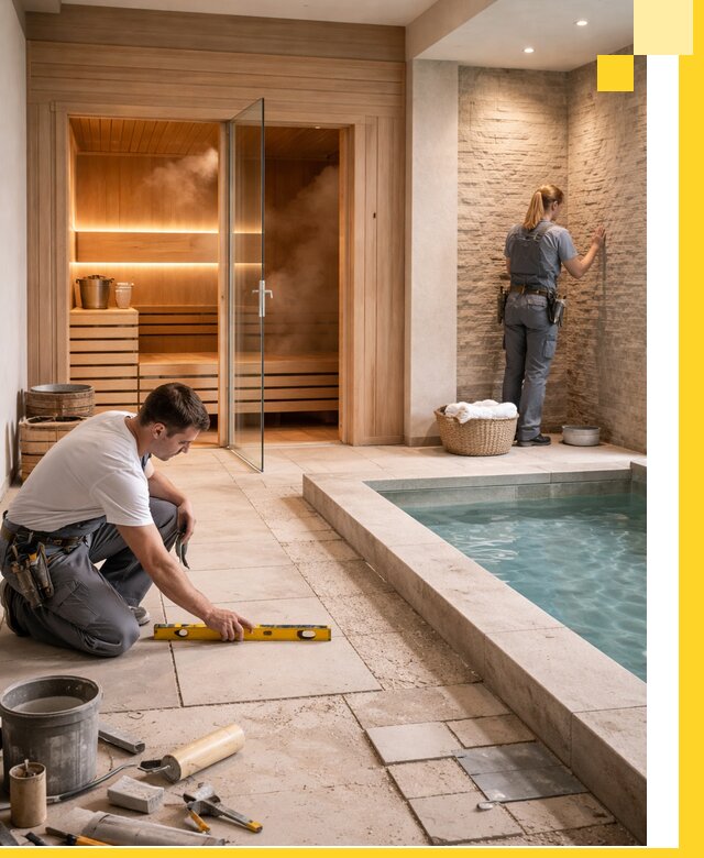 Комплексный дизайн и отделка интерьеров SPA под ключ в Костомукше